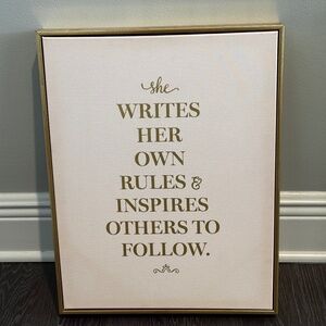 Motivational Quote Wall Decor